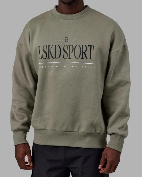 LSKD unisexo suéter extragrande Heritage - laurel oak 8T6NZ384 vestir