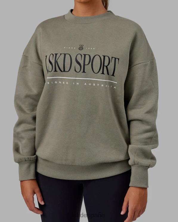 LSKD unisexo suéter extragrande Heritage - laurel oak 8T6NZ384 vestir